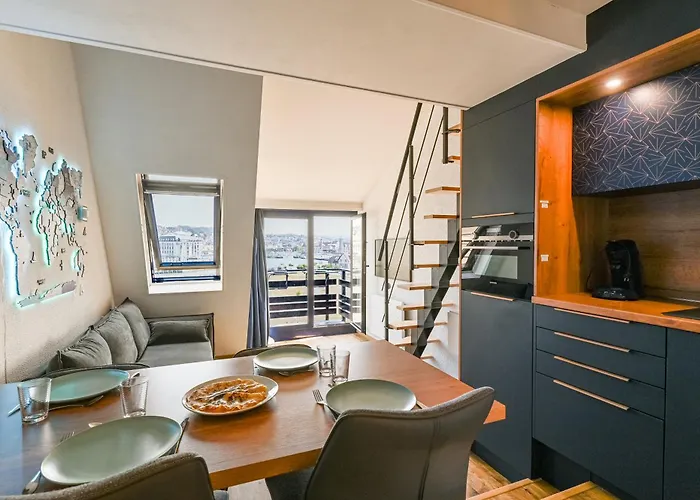 Mini-duplex Nolemma - Splendide Vue Mer, Balneo Et Parking * ドーヴィル