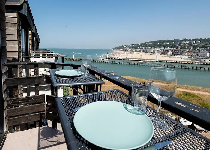 Apartment Mini-duplex Nolemma - Splendide Vue Mer, Balneo Et Parking Deauville